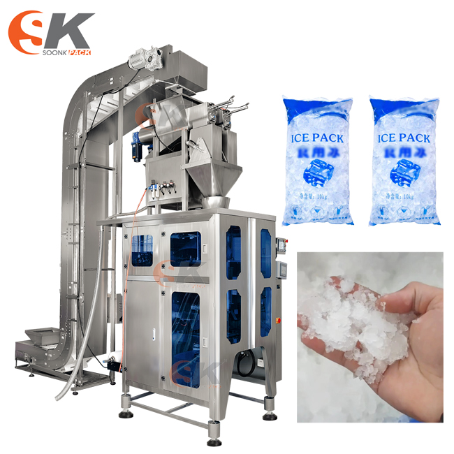 SK-L820 automatic flake ice crushed ice packaging machine