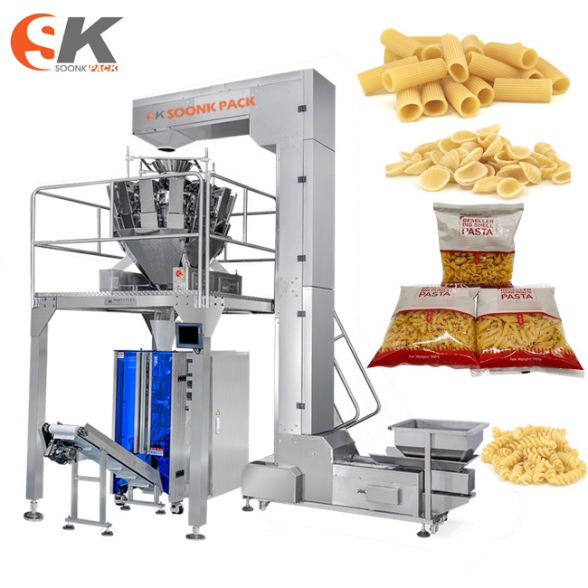 Pasta Form Fill Seal Vffs Machine Macaroni Pasta Packaging Machine