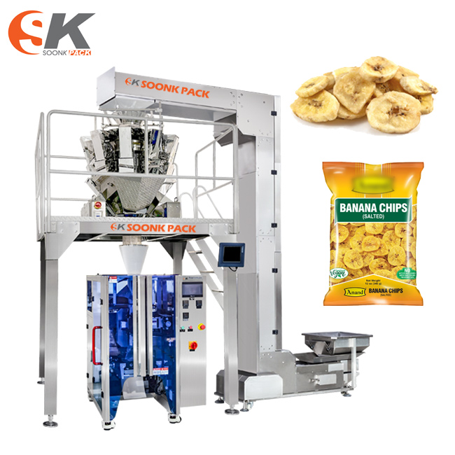 Fully Automatic Banana Plantain Chips Filling Packaging Machine