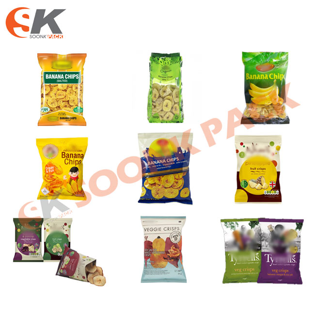 Fully Automatic Banana Plantain Chips Filling Packaging Machine