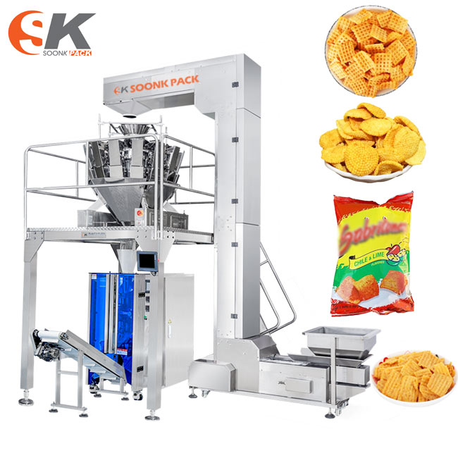 Potato Chips Packing Machine With Nitrogen Gas