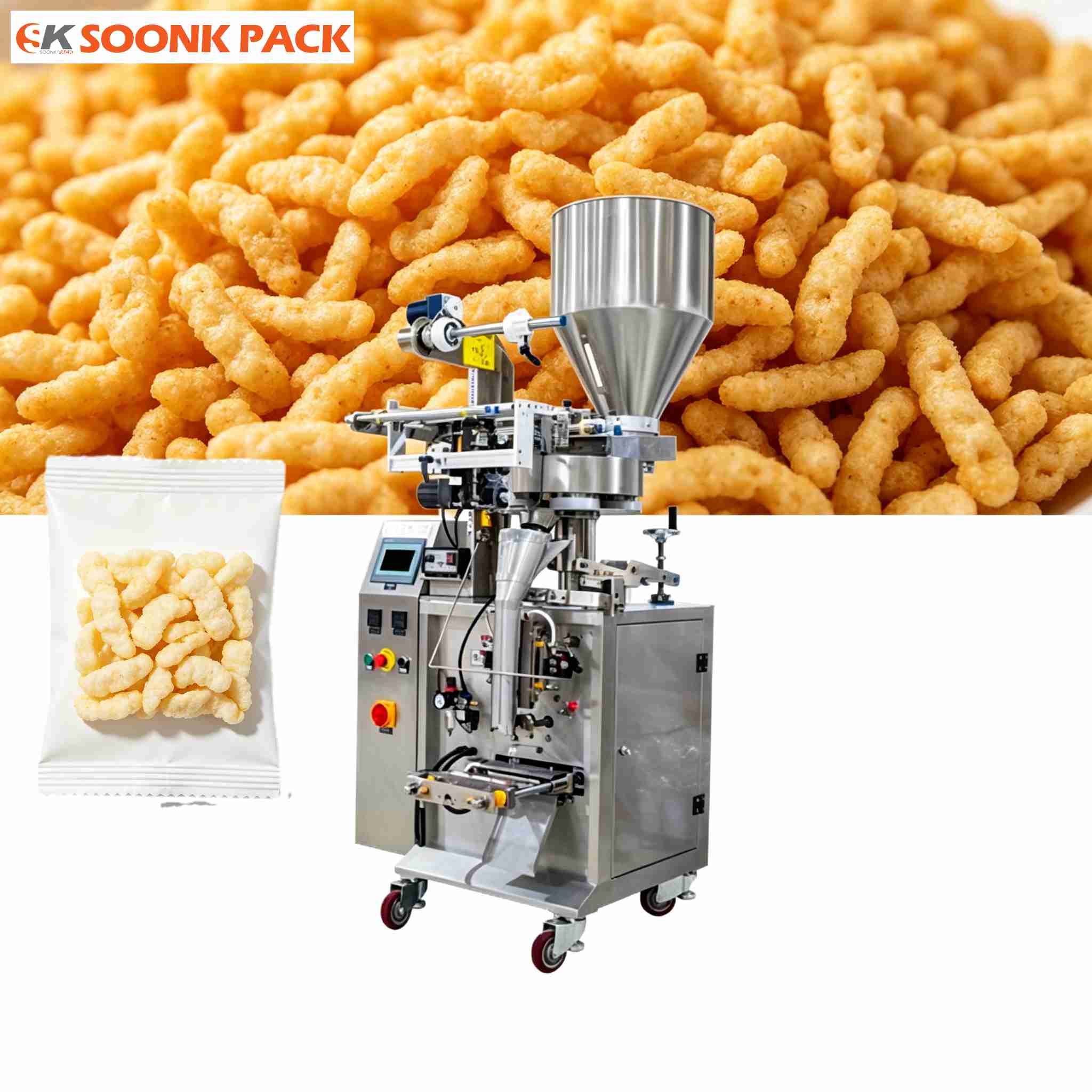 Measuring cup turntable quantitative potato chip snack packaging machine Measuring cup turntable quantitative potato chip snack packaging machine