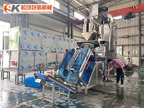 Fully automatic 5-10 kg tube ice packaging machine