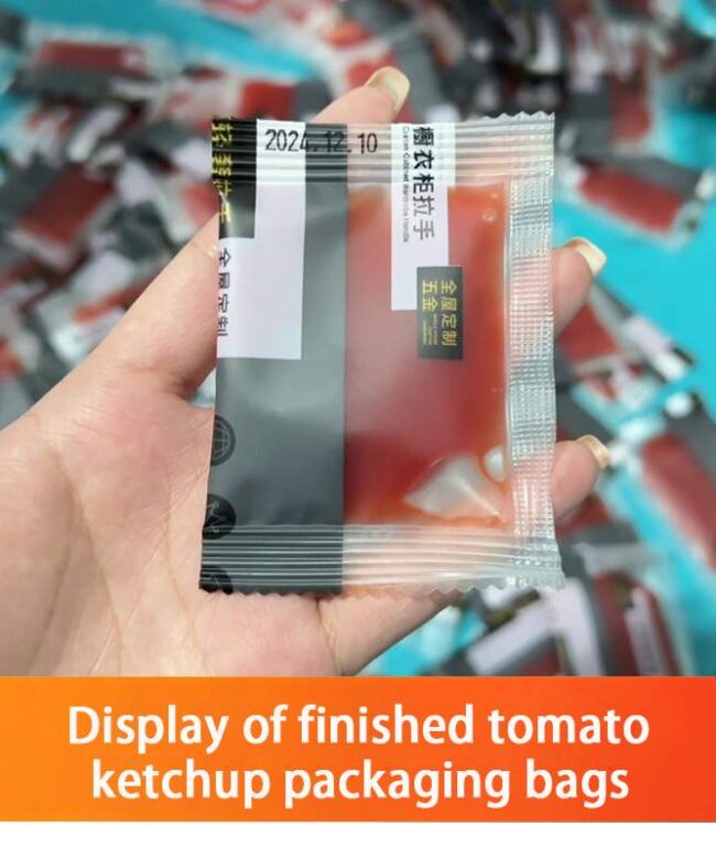 Tomato Ketchup Packaging Machine|Sauce Pouch Packing Machine - Image 6