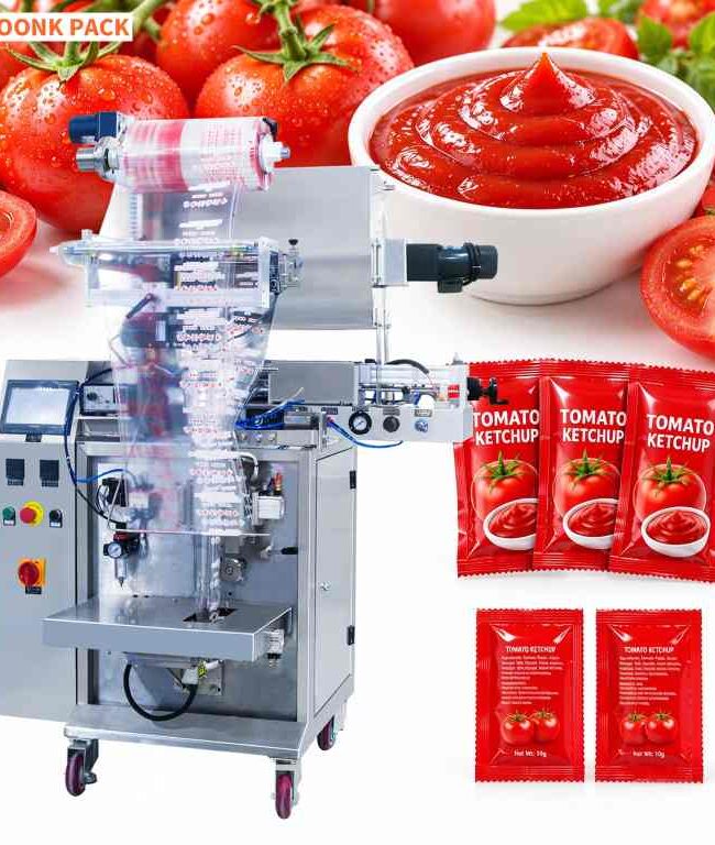 Tomato Ketchup Packaging Machine|Sauce Pouch Packing Machine - Image 1