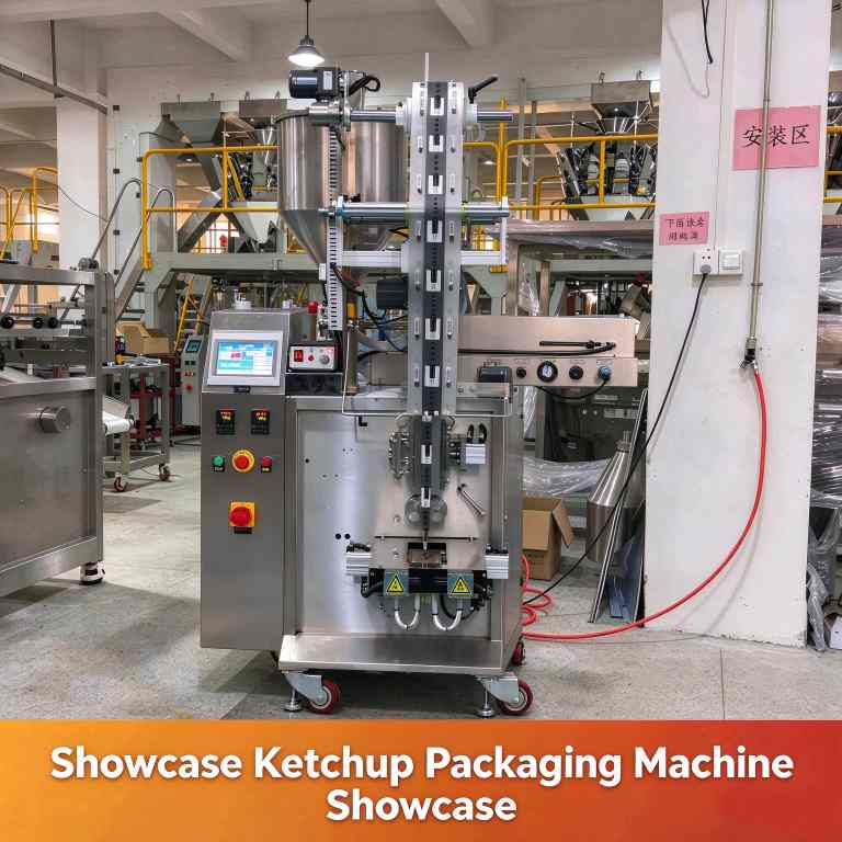 Tomato Ketchup Packaging Machine|Sauce Pouch Packing Machine